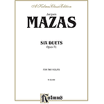 Jacques Mazas Six Duets For Two Violins Opus 71