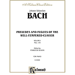 Well-Tempered Clavier Book 1 Nos. 1-8 (Piano Solos)