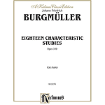 Burgmueller  18 Characteristic Studies Op. 109