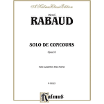 Solo De Concours For Cl/Pa Op 10