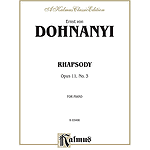 Dohnanyi Rhapsody Op. 11/3 (Piano Solo)