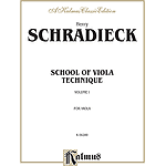 Schradieck School Viola Tech.1 V