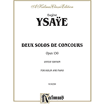 Ysaye Deux Solos De Concours