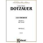 Dotzauer 113 Studies Bk. 2 Cl