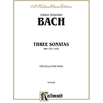 Three Sonatas For Viola Da Gamba Bwv 1027-29