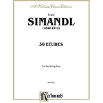 30 Etudes For Double Bass