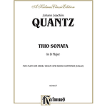 Quantz Trio Sonata D Major