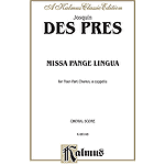Despres Missa Pange Lingua V