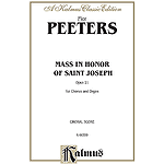 Peeters Mass In Honor St. Jo. Vs