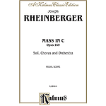 Rheinberger Mass In C Op.169 V