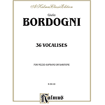 Bordogni 36 Vocalises Mezzo/Bar