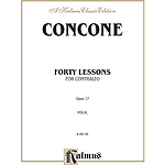 Concone 40 Lessons Alto Op 17 V