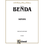 Benda Sonata For Flute And Cemba
