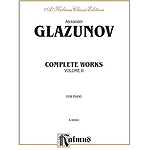 Glazounov Complete Works Volume 2