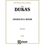 Dukas Sonata In E Flat Minor