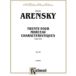 Arensky 24 Morceau Charact.