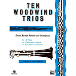 Ten Woodwin Trios Fl,Ob,Cl Or 3 Fl Or 2 Fl Cl
