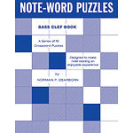 Note-Word Puzzles Bass Clef