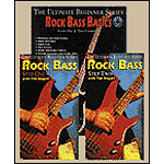Rock Bass Basics Megapack Ultimate Beginner Series Included Book CD And Two Videos (VHS)