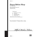 Prayer Before Sleep Satb Robinovitch