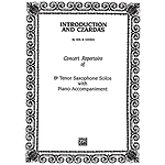 Introduction And Czardas B-Flat Tenor Saxophone Solos (With Piano Accompaniment)