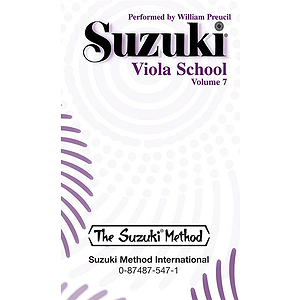 Suzuki Viola School, Cassette Volume 7, Performed By William Preucil