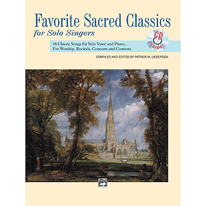Favorite Sacred Classics for Solo Singers - Book/CD (Medium High)