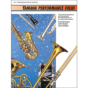 Yamaha Performance Folio Trombone (Baritone B.c./Bassoon)