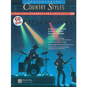 Contemporary Country Styles for The Drummer and Bassist - Book & CD