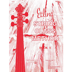 Etling String Class Method, Book 1: Viola