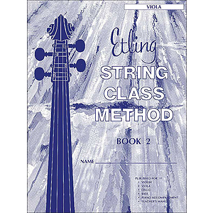 Etling String Class Method, Book 2: Viola