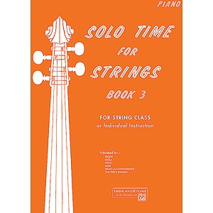 Solo Time for Strings, Book 3: Piano Accompaniment