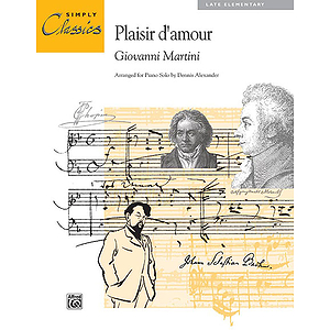 Plasir D' Amour - Simply Classics Solos