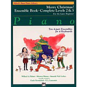Alfred's Basic Piano Course - Merry Christmas! Ensemble Book - Complete Levels 2 & 3