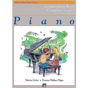 Alfred's Basic Piano Course - Composition Book Complete Level 1 (1A/1B)