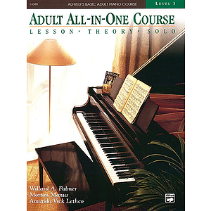 Alfred's Adult All-In-One Piano Course - Level 3 - Book