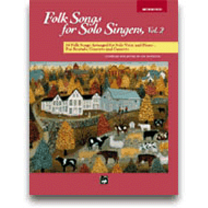 Folk Songs for Solo Singers, Vol. 2 - Compact Disc Only (Medium High)