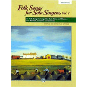 Folk Songs for Solo Singers, Vol. 1 - Compact Disc Only (Medium High)