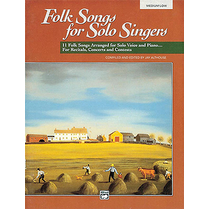Folk Songs for Solo Singers, Vol. 1 - Book and Compact Disc (Medium Low)