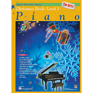 Alfred's Basic Piano Course - Top Hits! Christmas Book Level 3
