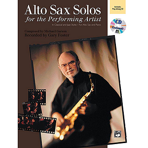 Alto Sax Solos for The Performing Artist - Book & CD