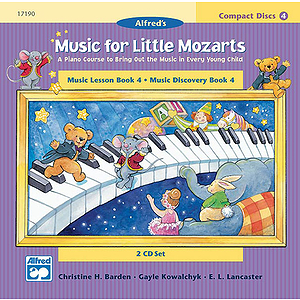 Music for Little Mozarts: 2-CD Sets for Lesson and Discovery Books, Level 4