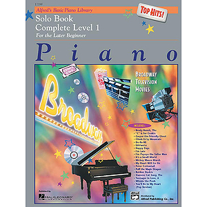 Alfred's Basic Piano Course - Top Hits! Solo Book Complete Level 1