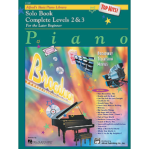 Alfred's Basic Piano Course - Top Hits! Solo Book Complete Level 2 & 3