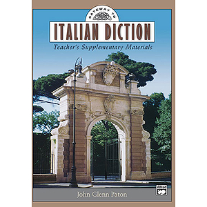 Gateway To Italian Diction - Teacher's Supplementary Materials