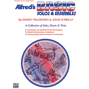 Alfred's Basic Solos and Ensembles, Book 2 - Percussion, Snare Drum, Bass Drum, and Accessories