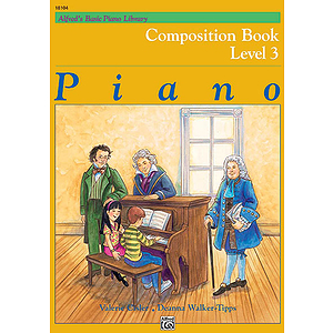 Alfred's Basic Piano Course - Composition Book Level 3