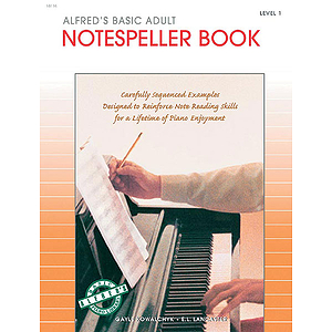 Alfred's Basic Adult Piano Course - Notespeller Book (Level 1)