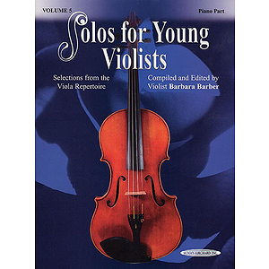 Solos for Young Violists Volume 5, Viola and Piano