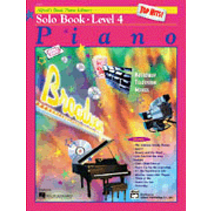 Alfred's Basic Piano Course - Top Hits! Solo Book & CD Level 4